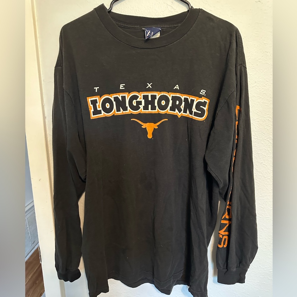 Black Texas Longhorns Long Sleeve T-Shirt